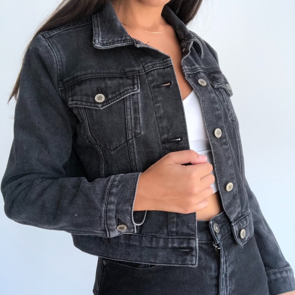 john galt black denim jacket